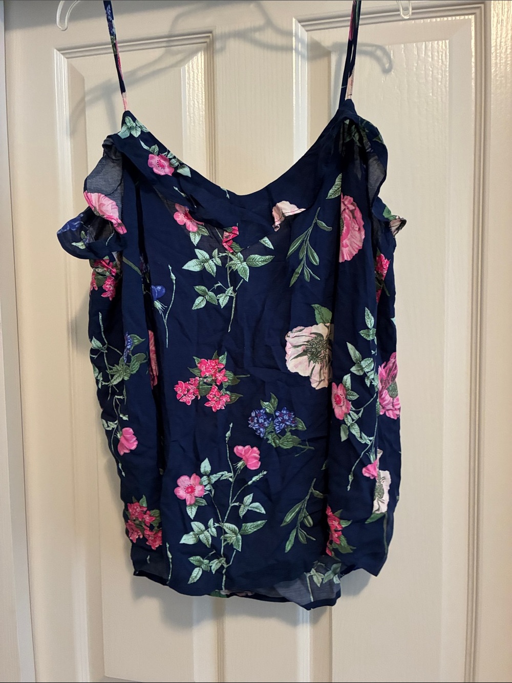 Old Navy Floral Ruffle Cami